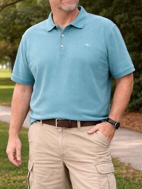 Men’s 3xl Tommy Bahama Short Sleeve Collared Polo Shirt